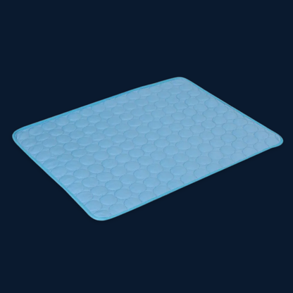 Tapis rafraîchissant NyvaCool couleur bleu sur fond marine Nivor